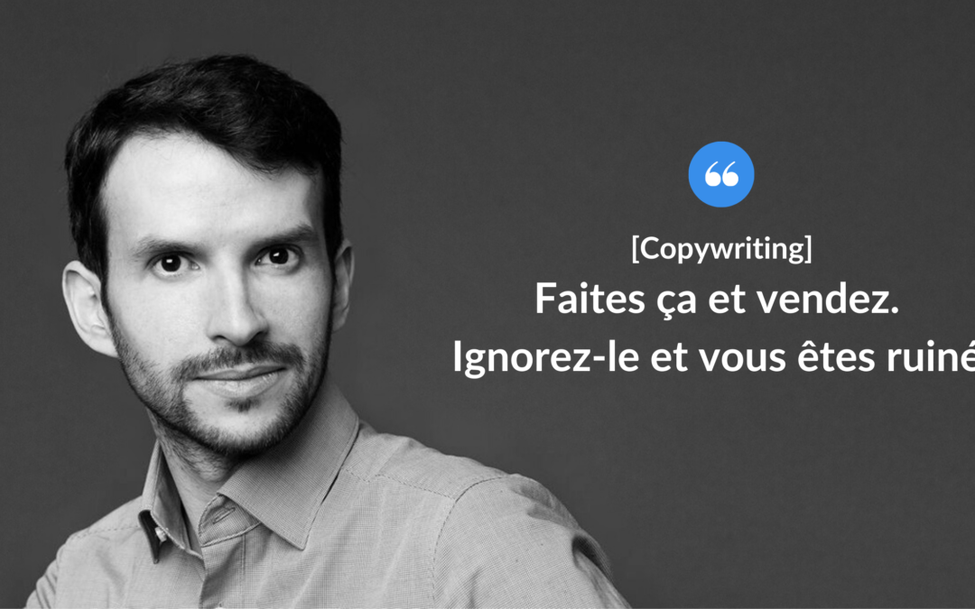 Faites ça et vendez. Ignorez-le et vous êtes ruiné.