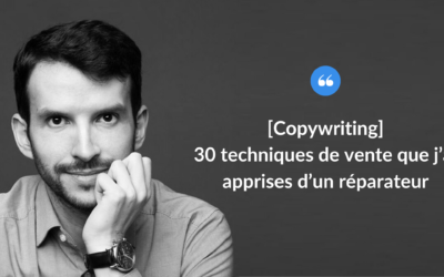 30 techniques de vente que j’ai apprises d’un réparateur.