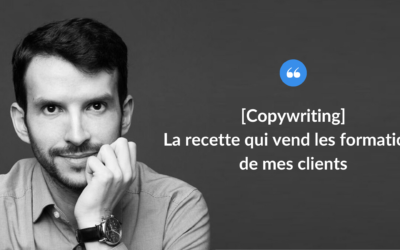 La recette qui vend les formations de mes clients.