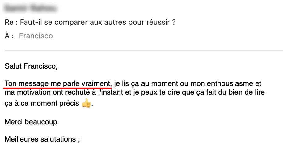 témoignage copywriting 007