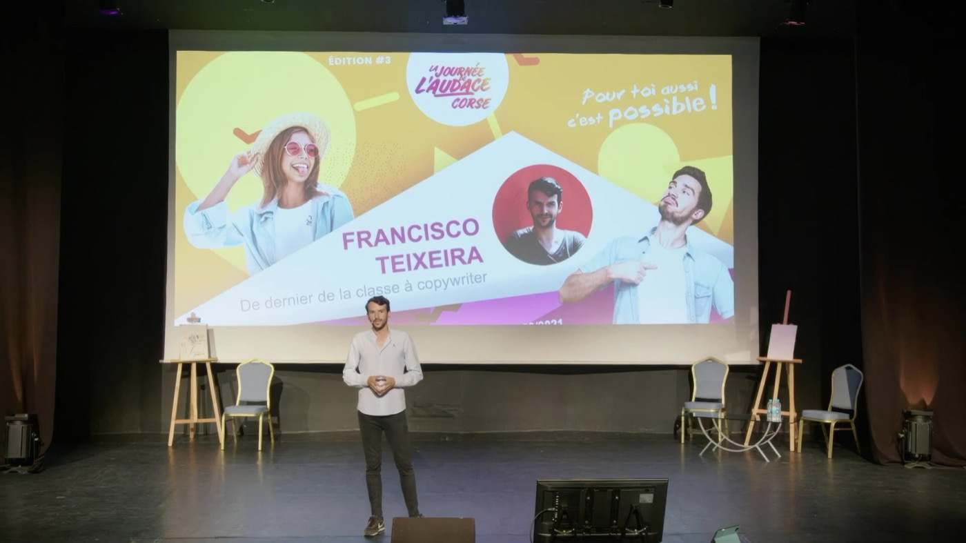 Francisco Teixeira en conférence à la Journée de l’Audace